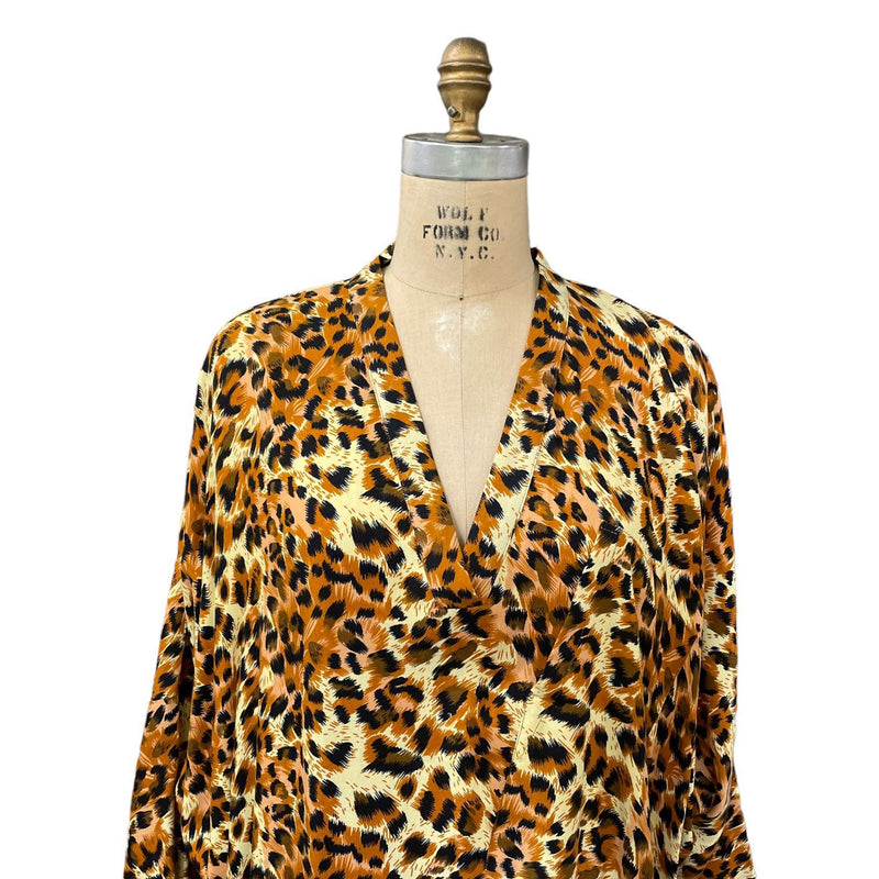 Leopard Abaya Dress