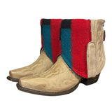 6.5 Embroidered Tan & Wool Canty Boots®
