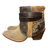 6.5 Two Toned Rough Out & Designer Canty Boots®