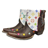 8.5 Brown & Star Inlay with Designer Canty Boots®