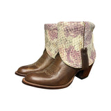 6.5 Brown & Floral Printed Canty Boots®