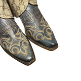 9 Embroidered Blue & Designer Canty Boots®