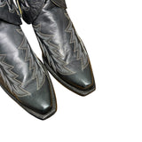 10 Embroidered Black Canty Boots®