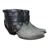 8 Gray & Black with Designer Canty Boots®