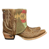 9 Embroidered Brown & Wool Canty Boots®