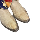 8 Embroidered Tan & American Flag Canty Boots®
