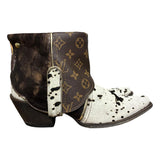10 Brown & Cowhide with Designer Canty Boots®