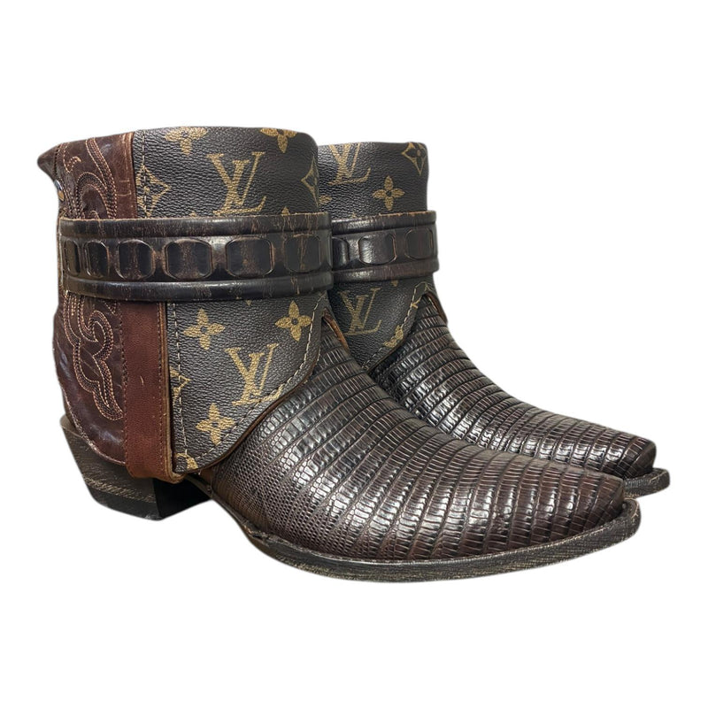 9.5 Exotic Brown & Designer Canty Boots®