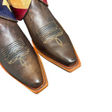 10 Dark Brown & American Flag Canty Boots®