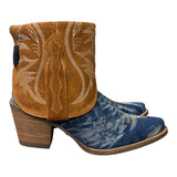 8 Denim Textile & Rough Out Canty Boots®