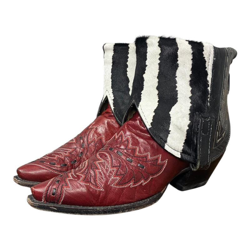 9 Two Toned & Striped Hair-on Hide Canty Boots®