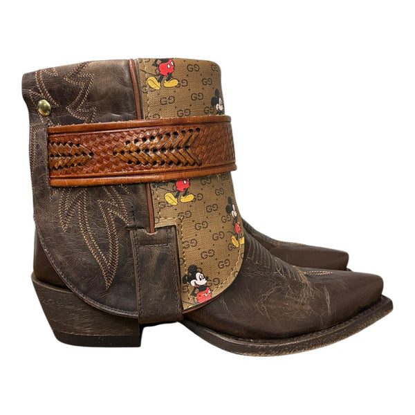 6 Embroidered Brown & Designer Canty Boots®