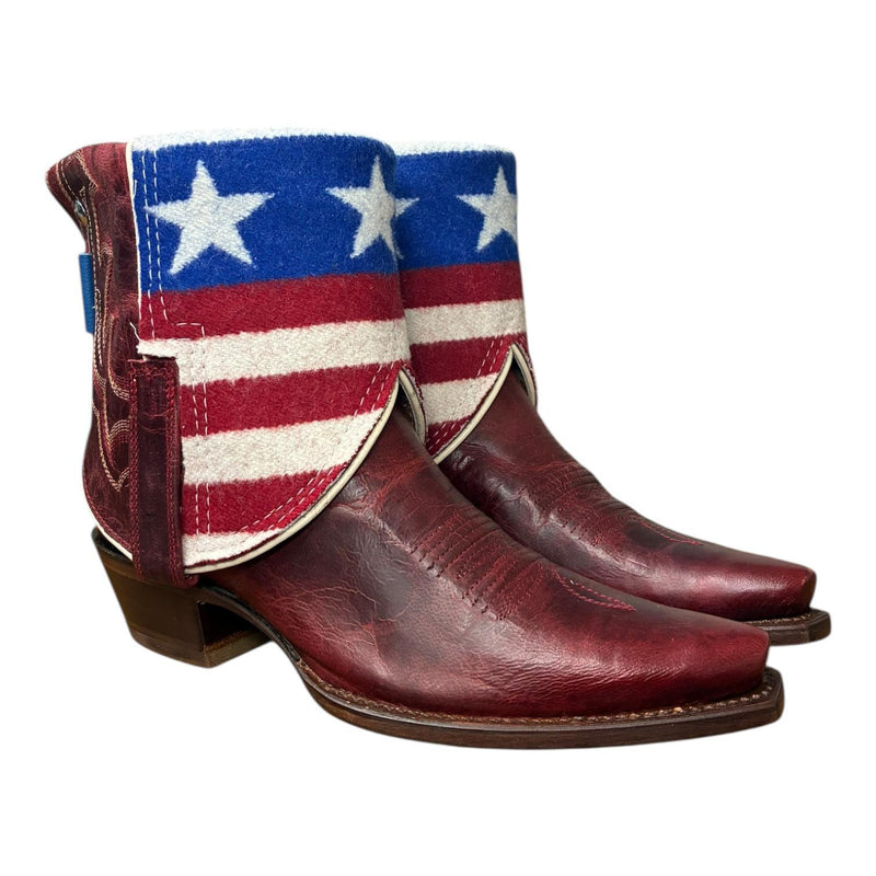 6 Red & Americana Wool Canty Boots®