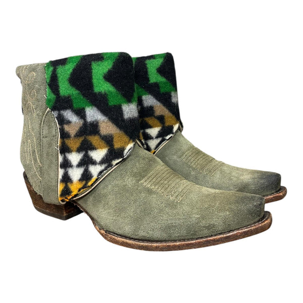 10 Green Rough Out & Wool Canty Boots®