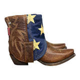 6.5 Brown & American Flag Canty Boots®