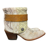 6.5 Marbled White & Designer Canty Boots®