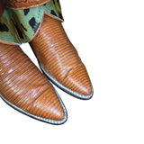 6.5 Exotic Brown & Camo Hair-on Hide Canty Boots®