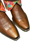7.5 Brown & Floral Print Canty Boots®