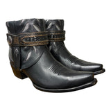 9 Black & Silver Inlay Canty Boots®
