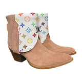 9 Pink Rough Out & Designer Canty Boots®