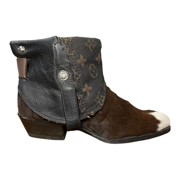 7 Cowhide & Designer Denim Canty Boots®
