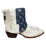 10 White & Designer Denim Canty Boots®