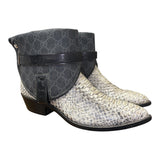 12 White Exotic & Full Designer Canty Boots®