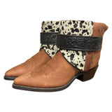 6.5 Brown & Spotted Hair-on Hide Canty Boots®