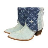 9.5 Baby Blue Rough Out & Designer Denim Canty Boots®