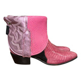 5.5 Two Toned Exotic & Printed Leather Canty Boots®