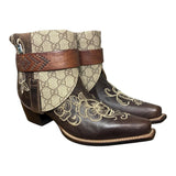9 Floral Embroidered & Designer Canty Boots® with Turquoise Concho