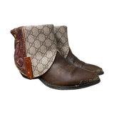 7.5 Red & Brown with Designer Canty Boots®