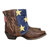 8 Dark Brown & American Flag Canty Boots®