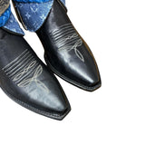 7.5 Black & Designer Denim Canty Boots®
