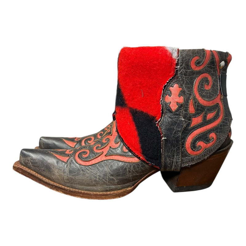 7.5 Two Toned Inlay & Wool Canty Boots®