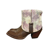 6.5 Brown & Floral Printed Canty Boots®