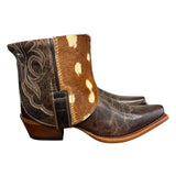 7.5 Brown & Spotted Hair-on Hide Canty Boots®