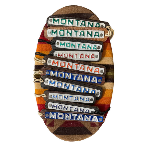 Vintage Montana License Plate Lanyard