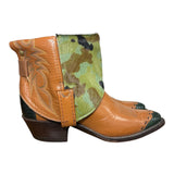 6.5 Tan & Camo Hair-on Hide Canty Boots®