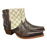 11 Brown & Designer Canty Boots® with Silver Conchos