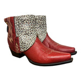 10 Red & Leopard Canty Boots®