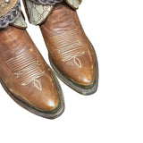 6.5 Embroidered Brown & Designer Canty Boots®