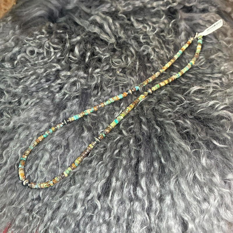 18" Turquoise Bead Necklace