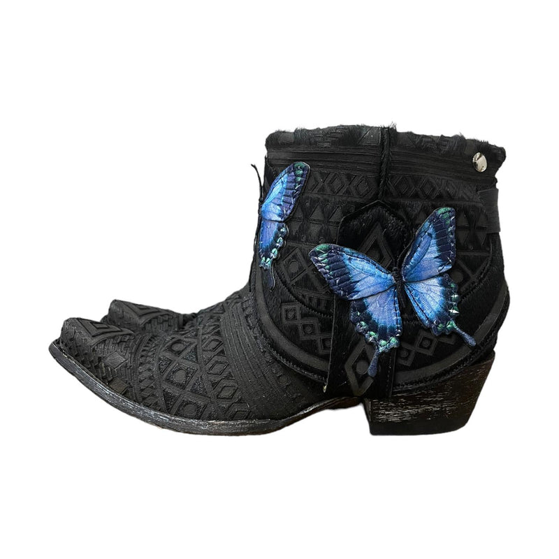 8 Aztec Hide & Butterfly Patches Canty Boots®
