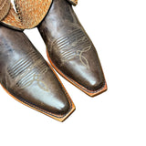 6 Brown & Textured Leather Canty Boots®