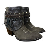9 Charcoal Rough Out & Designer Canty Boots®