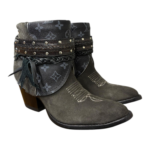 9 Charcoal Rough Out & Designer Canty Boots®