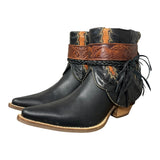 9.5 Black & Exotic Inlay Canty Boots®