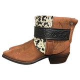 6.5 Brown & Spotted Hair-on Hide Canty Boots®
