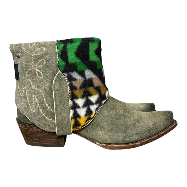 10 Green Rough Out & Wool Canty Boots®